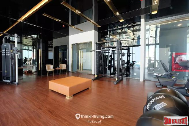 Rhythm Sathorn | Rare Corner Two Bedroom Condo for Sale with 180 degree Views of the River-19