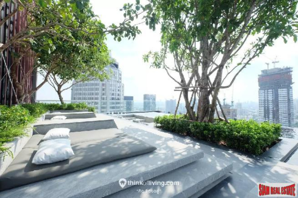 Rhythm Sathorn | Rare Corner Two Bedroom Condo for Sale with 180 degree Views of the River-25
