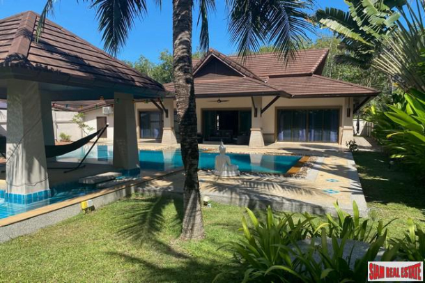 Four Bedroom Pool Villa with Large Outdoor Living Area with Gardens and BBQ-10