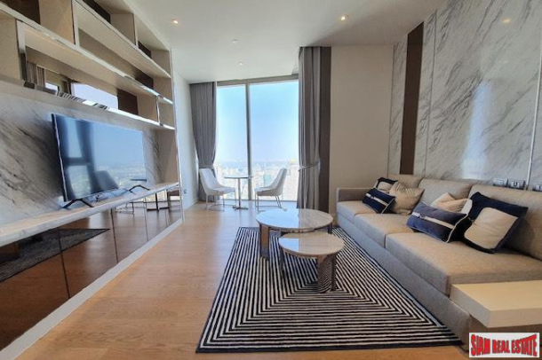 Magnolias Waterfront Residences | Superb River Views from this Three Bedroom  Duplex in Chong Nonsi-14