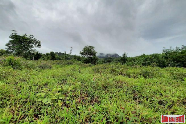 Over 16 Rai of Land for Sale in Khao Thong with Beautiful Krabi Mountain Views-3