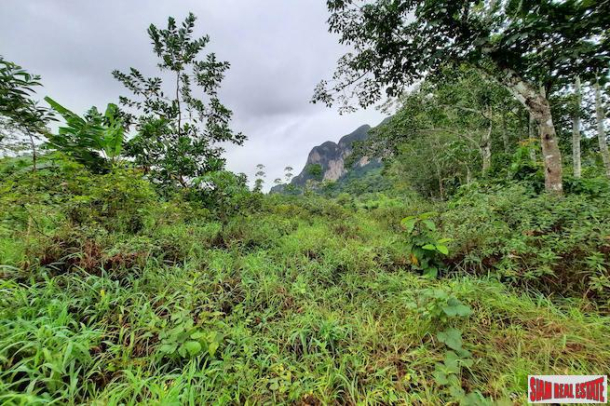 Over 16 Rai of Land for Sale in Khao Thong with Beautiful Krabi Mountain Views-5
