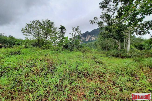 Over 16 Rai of Land for Sale in Khao Thong with Beautiful Krabi Mountain Views-7
