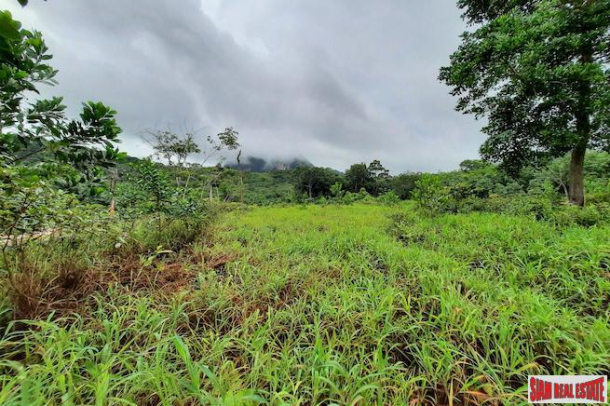 Over 16 Rai of Land for Sale in Khao Thong with Beautiful Krabi Mountain Views-9