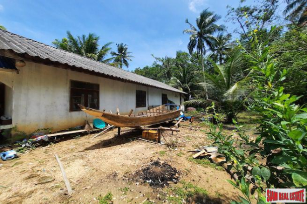 Over Two Rai of Krabi Land with House and Rubber Plantation and Great Sea Views of Thalen Bay for Sale-3