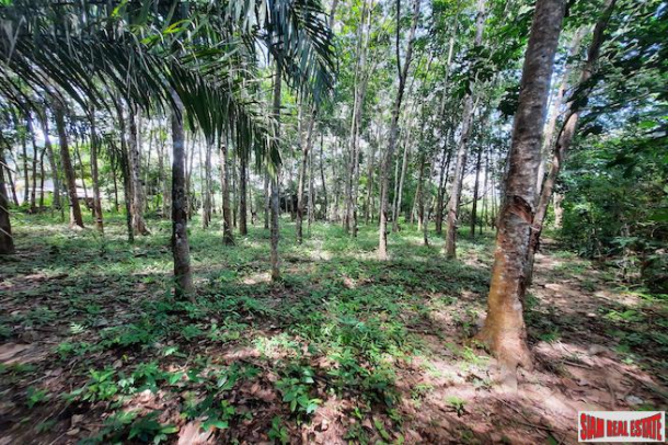 Over Two Rai of Krabi Land with House and Rubber Plantation and Great Sea Views of Thalen Bay for Sale-7