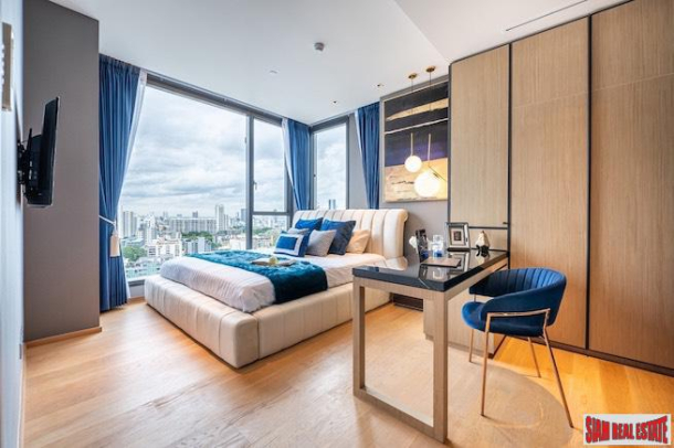 The Key Sathorn-Charoenraj | Large 2 Bed Combined Unit with 3 Balconies and City View at Sathorn-20