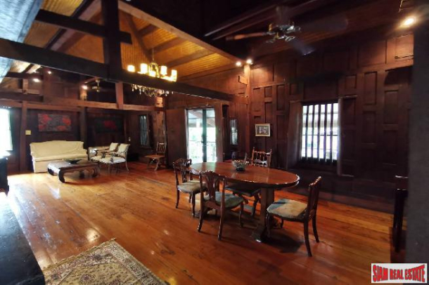 Unique Modern/Traditional Fusion Thai Style House In Prime Ratchada Central Bangkok New CBD Area-27