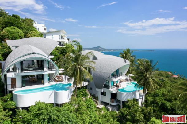 Luxury Villa Complex with 10 Bedrooms and Seaview - Chaweng Noi, Koh Samui - For Sale-1