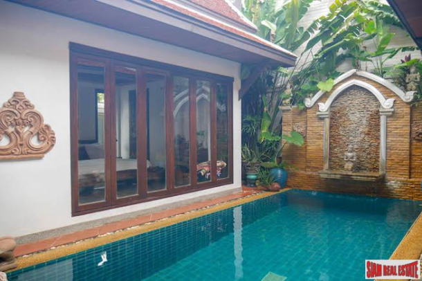 Beautiful Four Bedroom Thai-Style Courtyard Home with Private Pool for Sale in Kamala-2