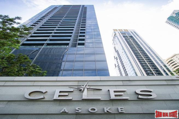 Celes Asoke | Clear City Views from this Two Bedroom Corner Condo for Rent-1