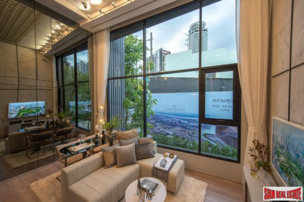 New High-Rise of Loft Duplex Smart Home Condos by BTS Phra Khanong at Rama 4 Road with City and Chao Phraya River Views - 2 Bed Units-20
