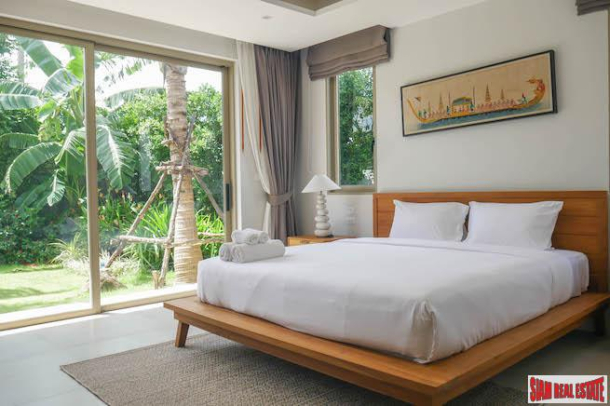 Tropical, Open & Relaxing Four Bedroom Balinese Style Pool Villa in Layan, Phuket-15