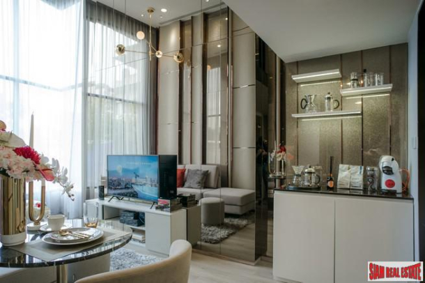 Pre-Sale of Hot New Luxury High-Rise Condo of Loft Units at the New Central Business District next to MRT Huai Khwang - 2 Bed Loft Units - Free Full Furniture and Discount!-21