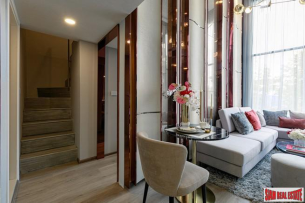 Pre-Sale of Hot New Luxury High-Rise Condo of Loft Units at the New Central Business District next to MRT Huai Khwang - 2 Bed Loft Units - Free Full Furniture and Discount!-30