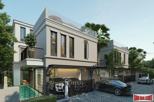 Boutique Estate of only 8 Luxury Homes with Private Pool at Phahon Yothin, near BTS,  Chatuchak Area-1