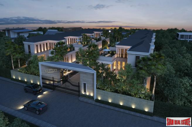 Boutique Estate of only 8 Luxury Homes with Private Pool at Phahon Yothin, near BTS,  Chatuchak Area-2