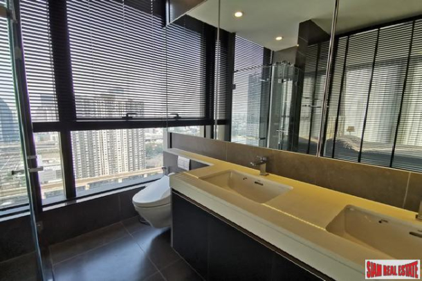 The Esse at Singha Complex | New Modern Two Bedroom Asok Condo for Rent-3