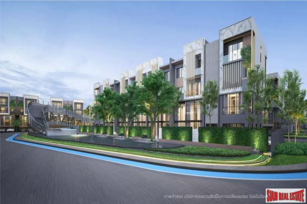 New Project of Modern Town Homes with Home Automation at Lat Phrao Road, Bang Khen.-27
