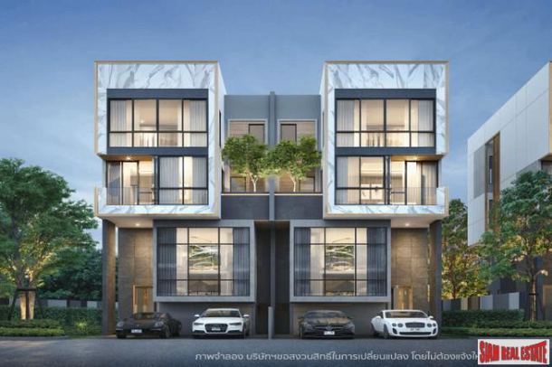 New Project of Modern Town Homes with Home Automation at Lat Phrao Road, Bang Khen.-6