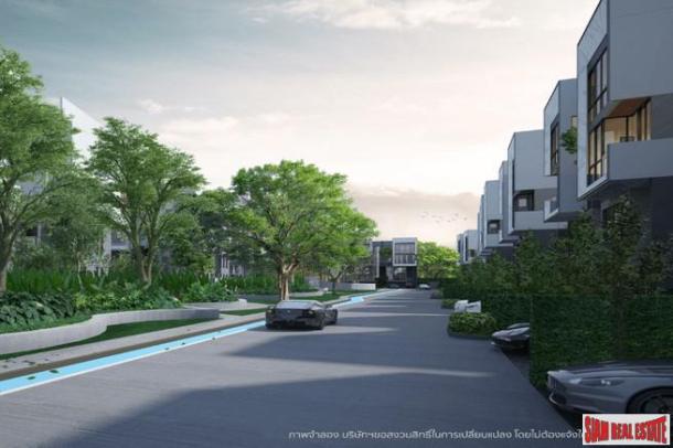 New Project of Modern Town Homes with Home Automation at Lat Phrao Road, Bang Khen.-7