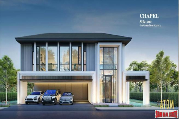 Exclusive Luxury Pool Villa Development with English Architecture at Bangna Rama 9 - 5 Bed Units-4