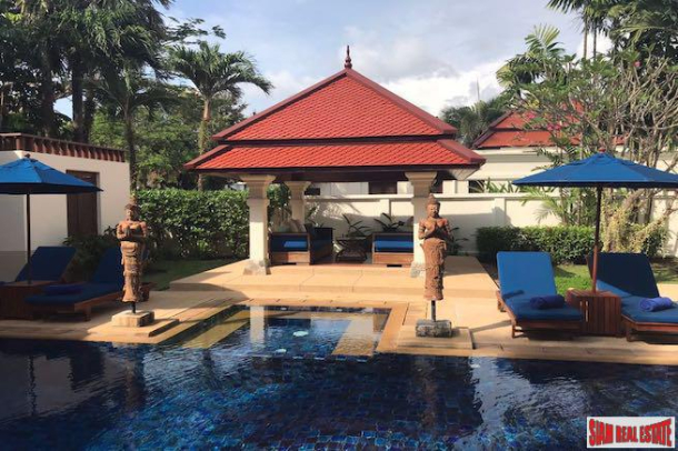 Saitaan Villa | Magnificent Modern Thai Style Four Bedroom with Private Pool for Sale in Bang Tao-28