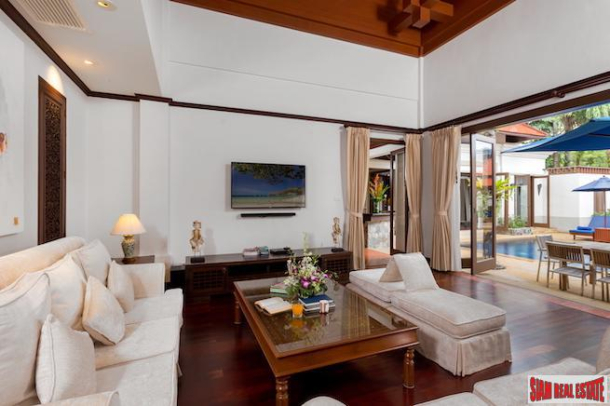 Saitaan Villa | Magnificent Modern Thai Style Four Bedroom with Private Pool for Sale in Bang Tao-3