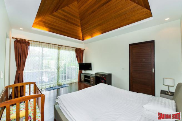 Modern Spacious Three Bedroom Private Pool Villa  ins Small Secure Rawai Estate-12