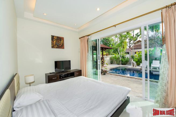 Modern Spacious Three Bedroom Private Pool Villa  ins Small Secure Rawai Estate-18