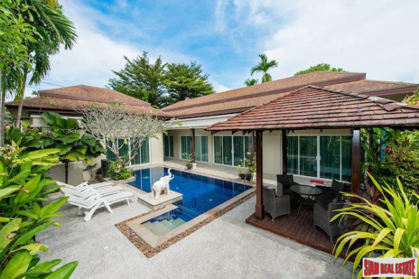Modern Spacious Three Bedroom Private Pool Villa  ins Small Secure Rawai Estate-2
