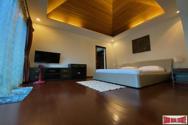 Modern Spacious Three Bedroom Private Pool Villa  ins Small Secure Rawai Estate-30