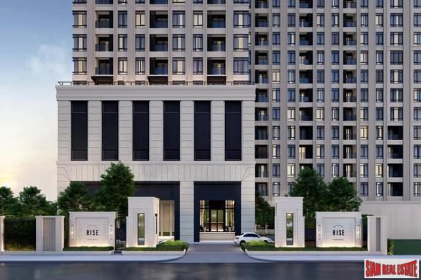 New Luxury Neo Classic Designed High-Rise at Charoennakorn close to Icon Siam, BTS Gold Line and the Riverside - 1 Bed Plus Units - BitCoin Accepted as Payment-12