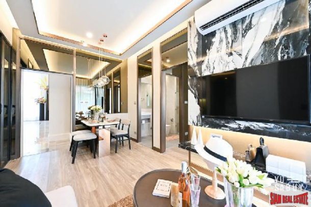 New Luxury Neo Classic Designed High-Rise at Charoennakorn close to Icon Siam, BTS Gold Line and the Riverside - 1 Bed Units - BitCoin Accepted as Payment!-21
