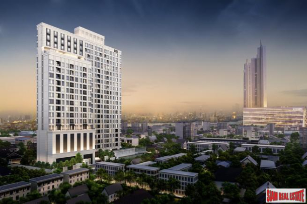 New Luxury Neo Classic Designed High-Rise at Charoennakorn close to Icon Siam, BTS Gold Line and the Riverside - 1 Bed Units - BitCoin Accepted as Payment!-5