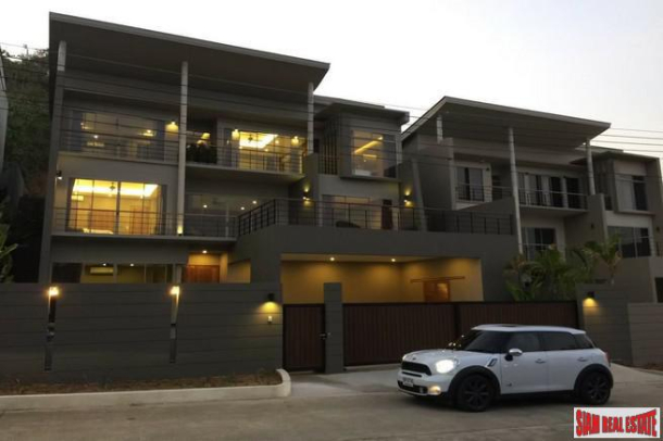 Modern Three Storey, Four Bedroom House for Rent in Central Chalong Location-1