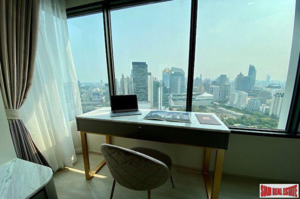 Life One Wireless | Modern Two Bedroom with City Views from the 40th Floor for Rent in Ploenchit-19
