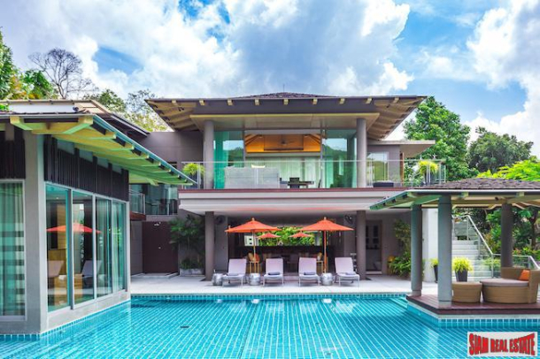 La Colline | Gorgeous Five Bedroom Sea View Pool Villa in Exclusive Layan Estate-1