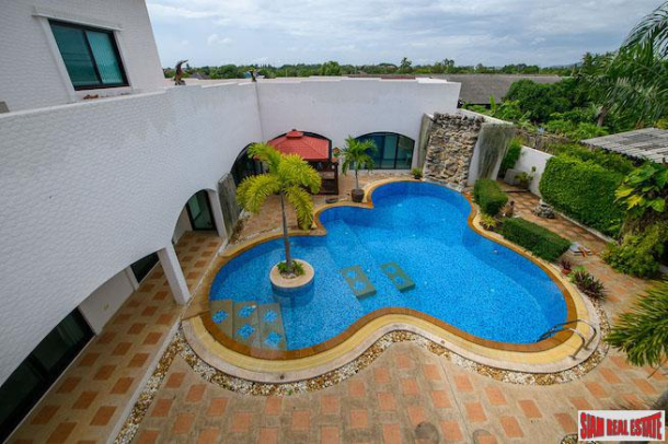 Santa Maria Estate | Impressive Six Bedroom Tropical Pool Villa for Sale Near the Golf Course in East Pattaya-11