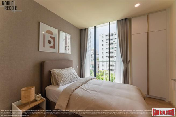 Noble Recole | Newly Completed High-Rise at Sukhumvit 19, Central Asoke - 2 Bed Condo for Rent on 4th Floor with Green Views-5