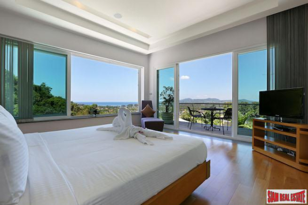 Villa Namaste | Contemporary Six Bedroom Villa with Sea View for Rent in Bang Tao-5
