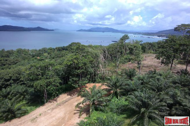 Beautiful Phang Nga Bay & Sea Views from this 2 Rai Land Plot for Sale in Takua Thung-1