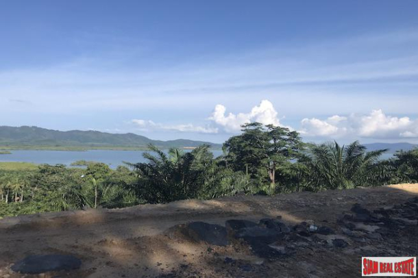 Beautiful Phang Nga Bay & Sea Views from this 2 Rai Land Plot for Sale in Takua Thung-12