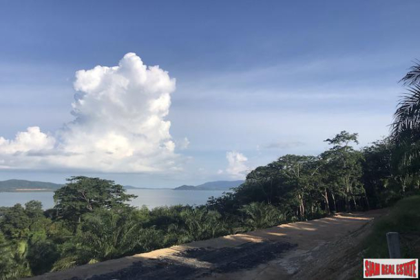 Beautiful Phang Nga Bay & Sea Views from this 2 Rai Land Plot for Sale in Takua Thung-2