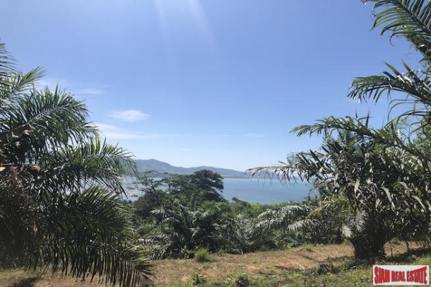 Beautiful Phang Nga Bay & Sea Views from this 2 Rai Land Plot for Sale in Takua Thung-3