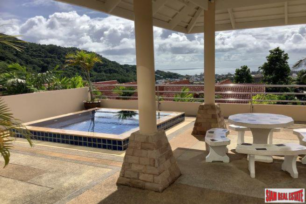 Kata Top View House / Six Bedroom House with Sea & Big Buddha Views + Shared Swimming Pool for Sale in Kata-2