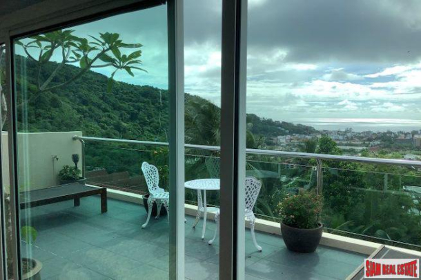 Kata Top View House on the Top Three Storeys with Sea & Big Buddha Views + Shared Swimming Pool for Rent in Kata-4