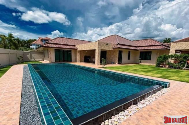 Amaliya Village | Large Three Bedroom Family Home with Large Private Yard & Swimming Pool - Located in Na Jomtien-1