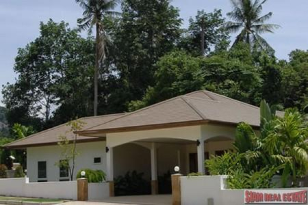 Classy Three Bedroom House with Private Swimming Pool For Long Term Rent at Chalong-1