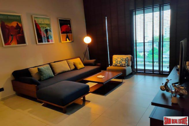 The Loft Asoke | Contemporary Two Bedroom, One Bath City View Condo for Rent-3